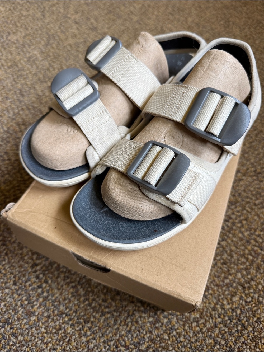 Astral Women’s Cream Strap Sandals - Picture 5 of 8